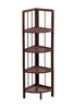 New Wooden Corner Shelf Shelving Rack Storage Unit Standing Home Decoration