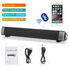 Bluetooth TV Sound Bar Wireless Home Theater Soundbar Subwoofer Dual speakers UK