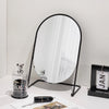 Modern Metal Frame Vanity Tabletop Mirror Free Standing Makeup Dressing Bathroom