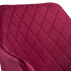 1xDining Chairs Kitchen Chairs Upholstered Velvet Seat for Lounge Living Room