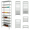 Shoe Rack 10 Tier Cabinet Storage Organiser Stand Shelf 27 Pairs Dustproof grey