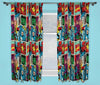 Official Licensed Character Pleated Curtains 54" or 72" Drop Kids Boys Girls