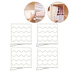 4x/pack Closet Shelf Dividers Wardrobe Partition Shelves Divider Clothes Shel~lw