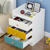 Modern Bedside Table Cabinet Nightstand Bedroom Furniture Storage Desk SideTable