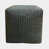 Chunky Cord Pouffe Footstool Cube Soft Foot Rest Stool Ottoman Beanbag filled