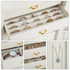 Mondeer Large Jewellery Box w/5 Drawers Cabinet Necklace Ring Bracelet Organizer