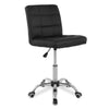 Comfy Office Desk Computer Chair Padded Seat Swivel Lift Chair PU Leather Chair