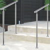 Stainless Steel Handrail Safety Rail Garden 60-240cm Stairs Steps Bolt Down Grab