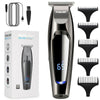Electric Mens Hair Clippers Beard Body Trimmer Barber Shaver Cutting Machine Set