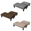 Soft Large Footstool Chesterfield Button Seat Bench Chair Ottoman Pouffe Stool