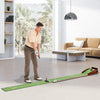Golf Putting Mat Putting Green Practice Training Aid Auto Ball Return One Hole