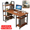 Home Office Desk Upgrade Computer PC Table Study Workstation w/Shelf & CPU Stand