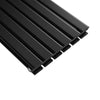 Vertical Radiator Double Black Flat Panel Tall Upright Rad 1800x408mm With Valve