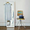 110CM Large Long Mirror Over Door Mirror Wall Hanging Full Length Bathroom Hooks