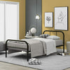 3FT Single Metal Bed Frame with Strong structure Bedstead Black For Home Bedroom