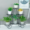 6Tier Metal Plant Stand Flower Pot Stand Shelf Garden Indoor Balcony Corner Rack