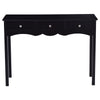 Accent Dressing Table 3 Drawer Sofa End Console Table Hallway Storage Furniture