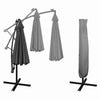 Mondeer 3M Garden Banana Parasol Cantilever Parasol Crank Handle with Solar LED