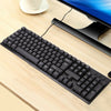 USB Wired Stylish Slim QWERTY Keyboard Layout For DESKTOP PC Computer Laptop