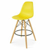 Breakfast Bar Stools Home Kitchen, Pub with Wooden Legs - 11 colors