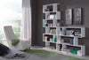 Venice White Gloss Tall Open Back Bookcase Bookshelf 2439