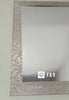 New Large Mosaic Silver Mirror Bedroom Hallway Hanging Wall Gift 59X49cm