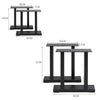 2pcs Industrial Steel Table Legs Box Trapezium X Shape A Frame Bench Coffee Desk