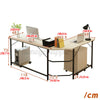 Corner Computer Desk L-shaped PC Table Gaming Office Study Furniture Workstation