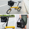 Bicycle Basket Folding Bike Front Handlebar Pet Carrier Frame Bag Shopping Bag