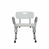 Aluminium Adjustable Medical Shower Aid Chair Bathtub Bath Seat Stool Arms Back