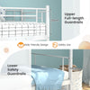 3FT Metal Bunk Bed Single over Single Loft Bed Frame W/ Ladder Safety Guardrail