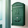 Large Retro Mailbox Wall Mounted Post Box Letterbox Outdoor Lockable With 2 Keys
