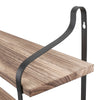 Rustic Wood Tri Wall Shelf Kitchen Floating Shelves Large Corner Racks Storage