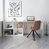 Mondeer White L-shaped Computer Desk Corner PC Table Workstation with 4 Shelves