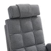 Velvet Upholstered Sofa Bed Single Recliner Chair Lounge Sleeper Cushioned Chair