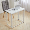 Foldable Vintage Industrial Metal Wooden Computer Desk Home Office Study Table