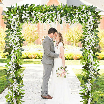 Adjustable 1m 2m 3m Wedding Arch Frame Backdrop Rectangular Stand Party Door Dec
