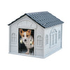 Plastic Dog Cat House Kennel for Pet Puppy Shelter Waterproof Indoor Outdoor UK