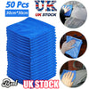 50X LARGE CLEANING AUTO CAR DETAILING POLISHING SOFT CLOTHS WASH TOWEL DUSTER