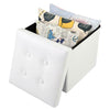 Folding Storage Ottoman Seat Stool Footstool Toy Storage Box Small/Large UK