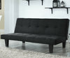 Fabric 3 Seater Sofa Bed Black, Grey, Teal and Charcoal Faux Suede Fabric