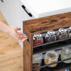 Kitchen Trolley Storage Island Dining Cart Slide Out Rolling Worktop Basket