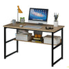 Home Furniture Office PC Computer Desk Writing Table Workstation Wood Bookshelf