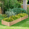 8FT Long Raised Vegetable Garden Bed Frame Planter Trough Flower/Herb Grow Box