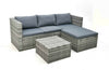 Victoria Rattan Garden Furniture Corner Sofa Lounge Set In/Outdoor Extra Wide