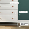 White Modern 4 Chest of Drawers Bedroom Hallway Furniture Clothes Storage