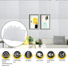 3D Wall Panel Decor Wall Tiles Self Adhesive Wallpaper Waterproof Anti-collision