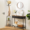 Console Table Side Table Hallway Table Slim Sofa Table Metal Mesh Frame