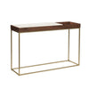 Narrow Solid Wood Console Table with Storage - Zola ZOL003