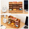 Wooden Pen Pencil Storage Holder Organizer Office Desk Tidy Case & Large